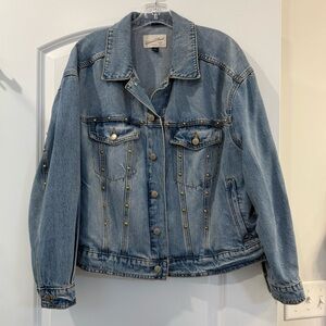 Universal Thread Blue Studded Jean Jacket